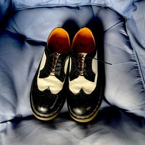Dr. Martens Black and White Men's Shoes